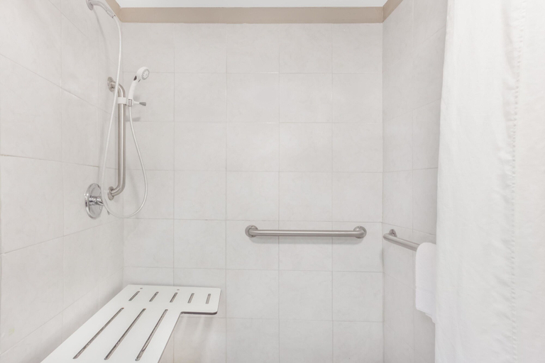 Bathroom 4, Super 8 by Wyndham Athens, Limestone
