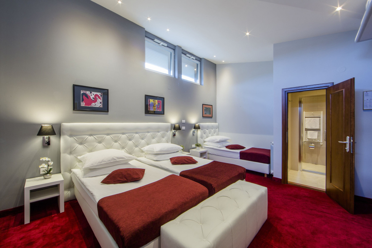 Bedroom 3, Hotel Central, Zagreb