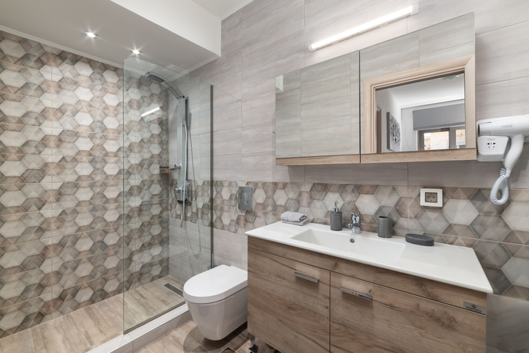 Bathroom 3, Rhodes Luxury Apartments, South Aegean