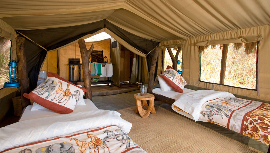 Bedroom 2, Tindiga Tented Camp, Karatu