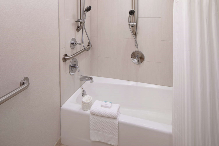 Bathroom 4, Embassy Suites by Hilton Boston Marlborough, Middlesex