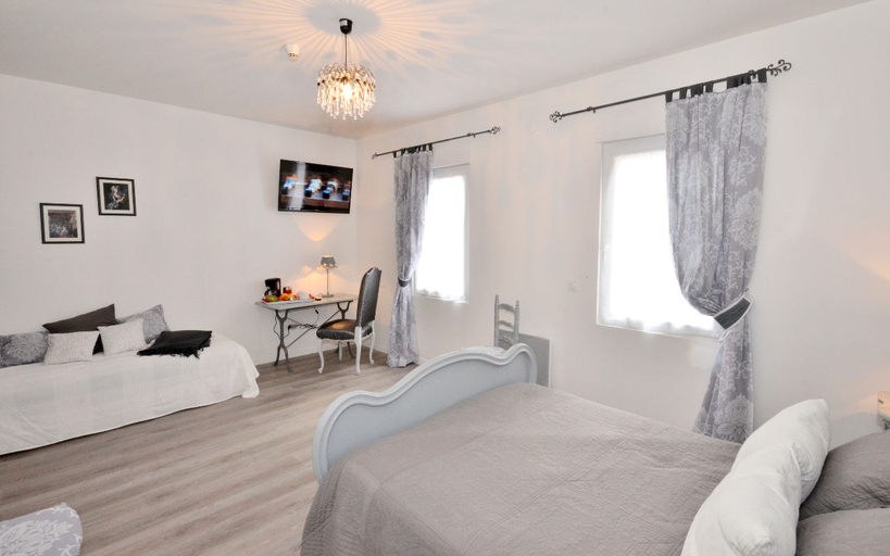 Bedroom 2, Hotel De La Villa Biron, Seine-Saint-Denis