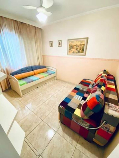 Bedroom, Apto próximo da Praia da Enseada c Wi-Fi, Guarujá