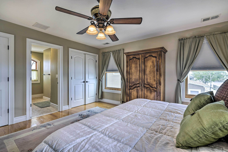 Bedroom 3, Stafford Township Home w/ Water Access & Dock, Ocean