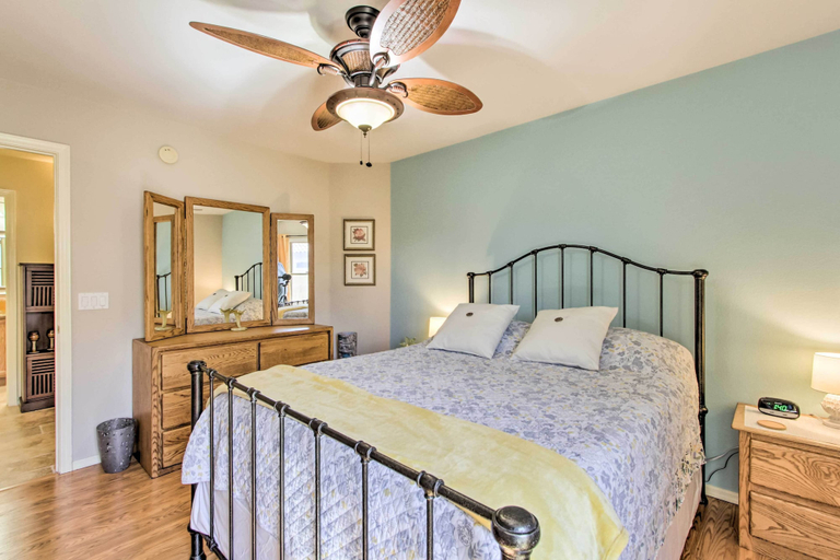 Bedroom 3, Sunny Surprise Home w/ Luxe Backyard Oasis!, Maricopa