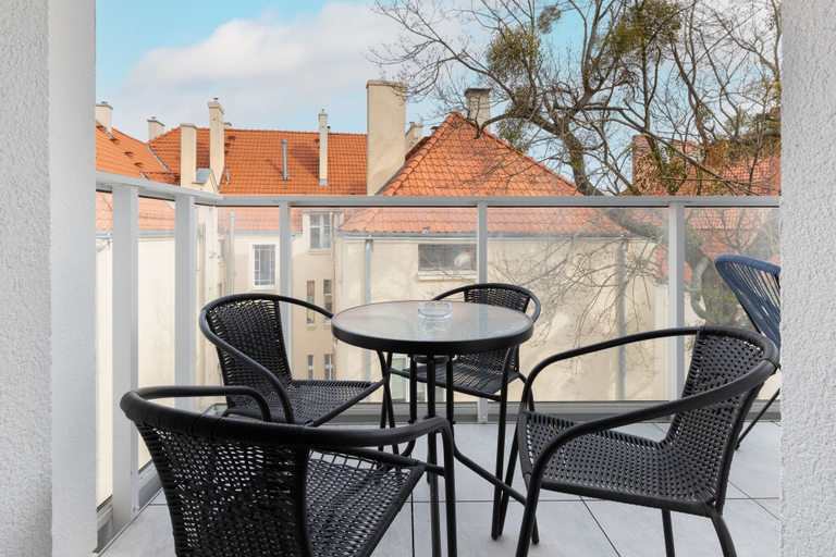 Balcony 4, Apartment With Parking by Renters, Gdańsk City