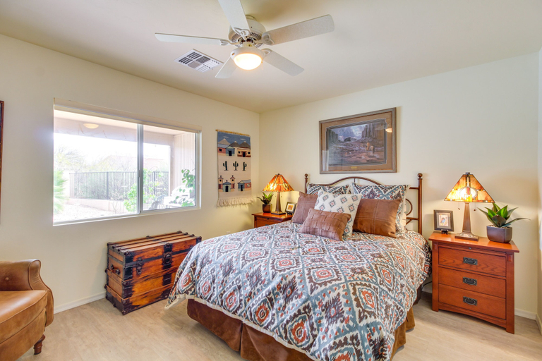 Bedroom 3, Rustic Tucson Vacation Rental w/ Pool & Spa!, Pinal