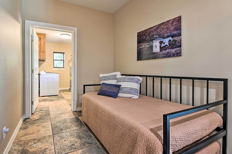 Bedroom 3, Spacious Christoval Home With Riverfront Oasis!, Tom Green