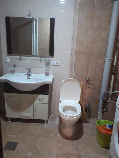 Bathroom, 5-storey stone building, Yerevan