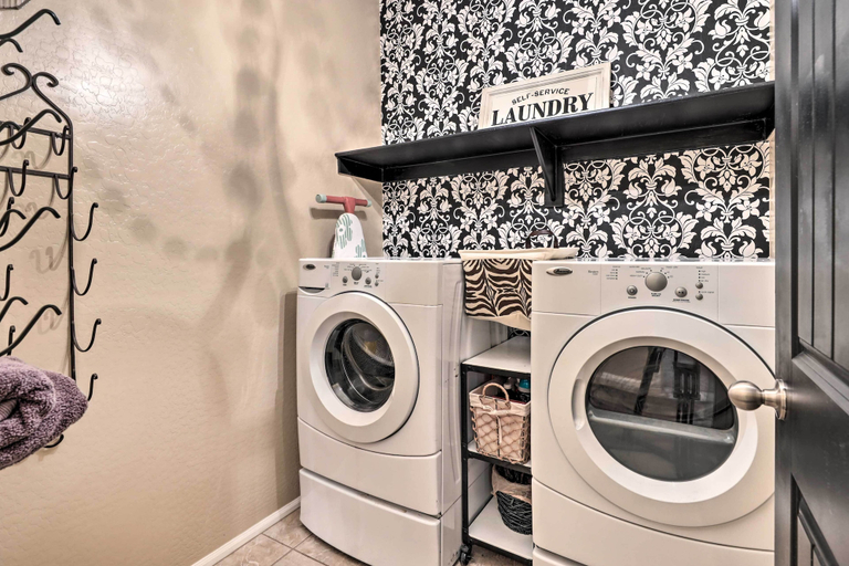 Bathroom 4, Maricopa Home w/ Swim-Up Bar, Heated Pool & Slide, Pinal