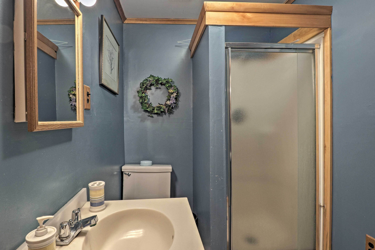 Bathroom 4, Lakefront Berkshires Retreat w/ Deck, Dock & Boat!, Berkshire