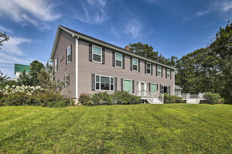 Exterior & Views 1, Spacious Bristol House w/ Deck & Harbor Views!, Lincoln