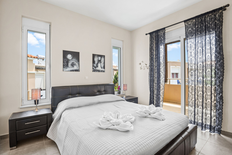 Bedroom 3, Villa Blue Dreams, Crete