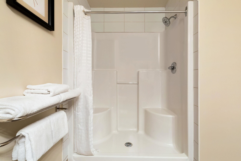 Bathroom 4, Travelodge by Wyndham Weyburn, Division No. 2
