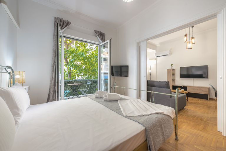 Bedroom 2, Athens Bright Suite by Cloudkeys, Attica
