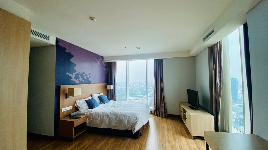 Bedroom 1, The H Tower Rasuna Suites Kuningan Jakarta by Villaloka, South Jakarta