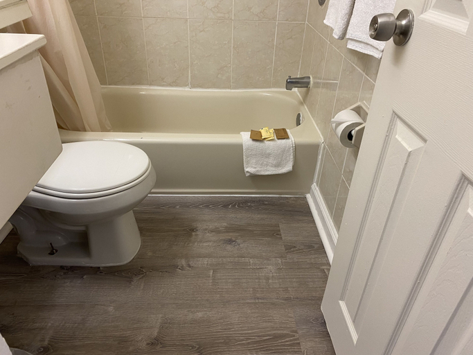 Bathroom 4, Red Carpet Inn & Suites, Atlantic