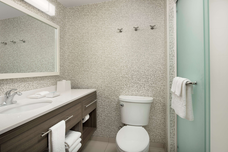 Bathroom 5, Home2 Suites by Hilton Orlando Downtown, Orange