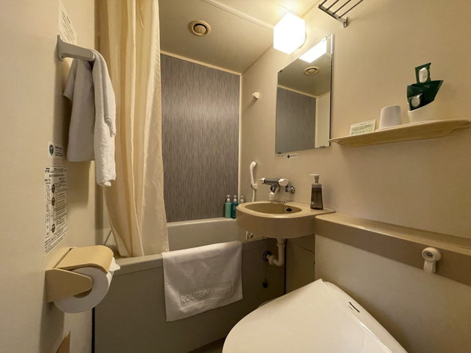 Bathroom 4, Hotel Route-Inn Saku Minami Inter, Saku