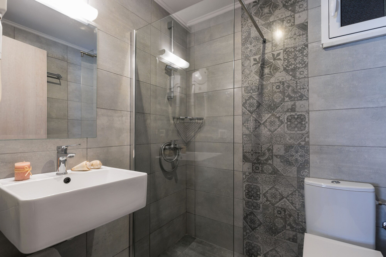 Bathroom, Ipsos Beach Studios By Konnect, Ionian Islands