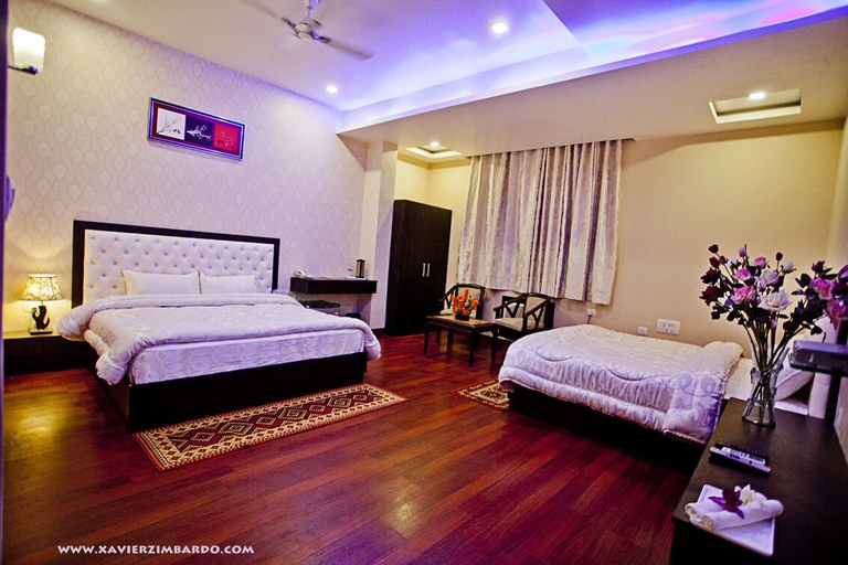 Bedroom 2, Hotel Krishnam, Mathura