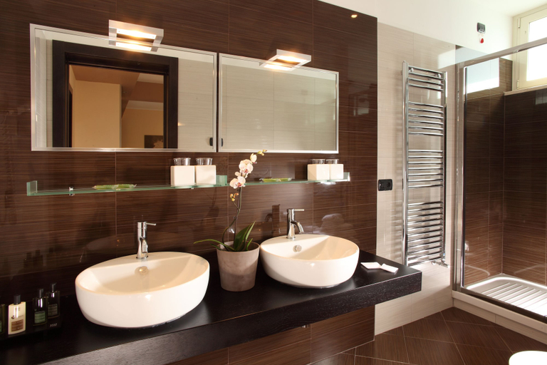 Bathroom 4, Hotel & Spa Villa Mercede, Roma
