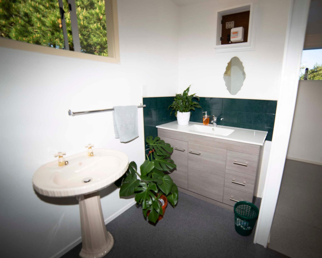 Bathroom, Surat Bay Lodge, Motel and Backpackers, Clutha