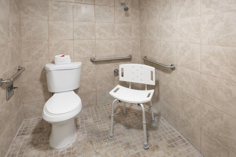 Bathroom 5, Super 8 by Wyndham St. Petersburg, Pinellas