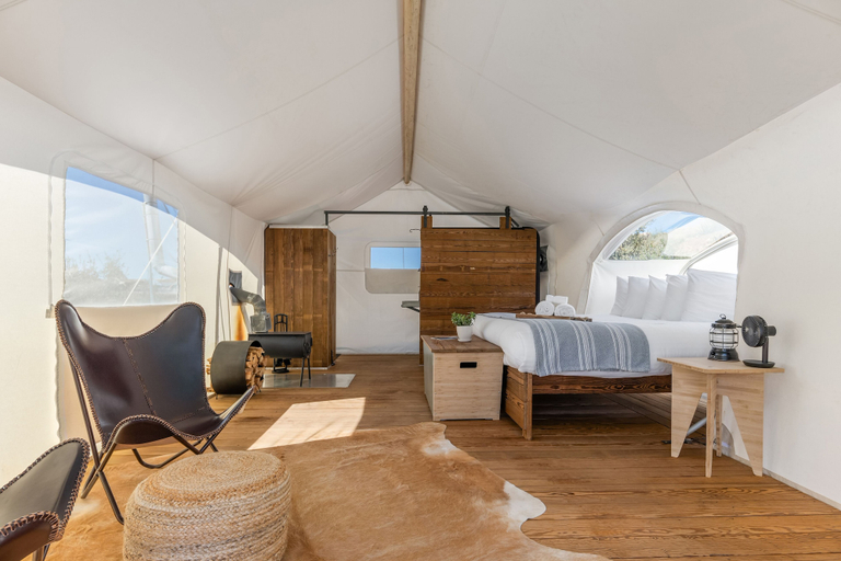 Bedroom 4, Under Canvas Zion, Washington