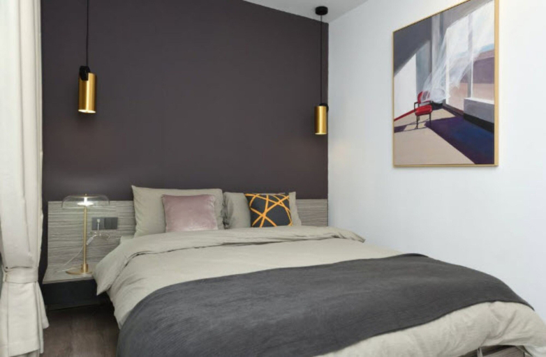 Bedroom 2, Old Beach Hongkong Style Apartment, Ningbo