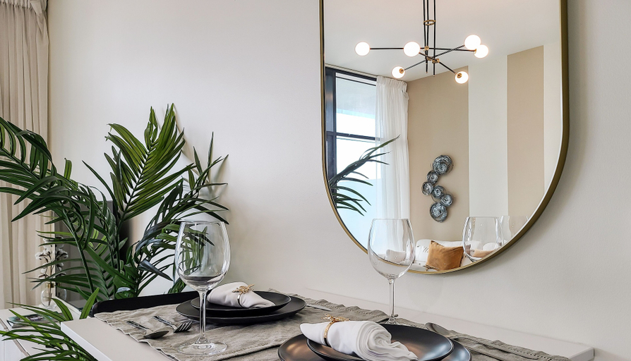 Dining 3, Manzil - Modern 3BR in Business Bay nr Dubai Mall, Dubai