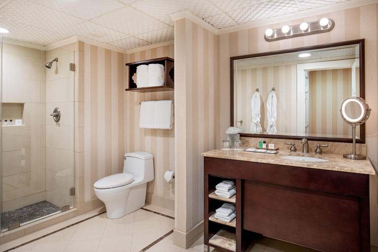 Bathroom 5, The Equinox Golf Resort & Spa, Bennington