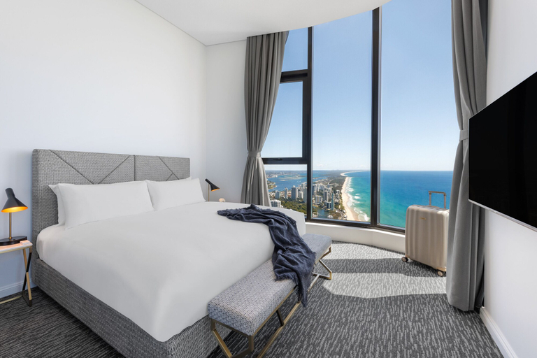 Bedroom 3, Meriton Suites Surfers Paradise, Gold Coast