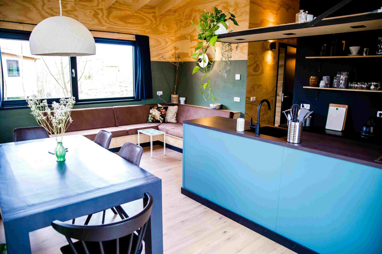 Private kitchen, Waterlodge Blaupoatsje, Boarnsterhim