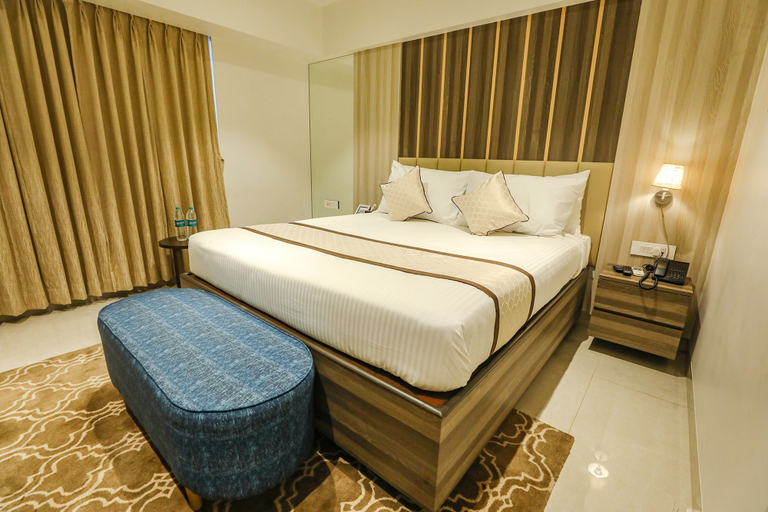 Bedroom 3, Fabhotel Prime The Thane Club, Thane