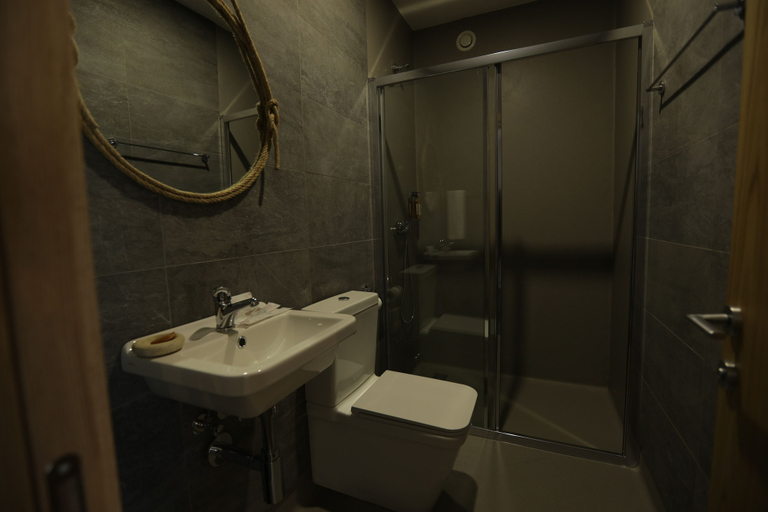 Bathroom 4, Hotel Samzeo, Akhmeta