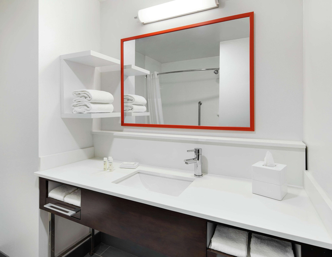 Bathroom 4, Hampton Inn & Suites Chicago Waukegan, Lake