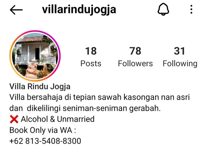 Others 3, Villa Rindu Jogja, Bantul