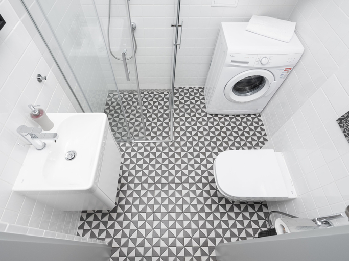 Bathroom 3, Royal City Apartments Starowiślna 36, Kraków City