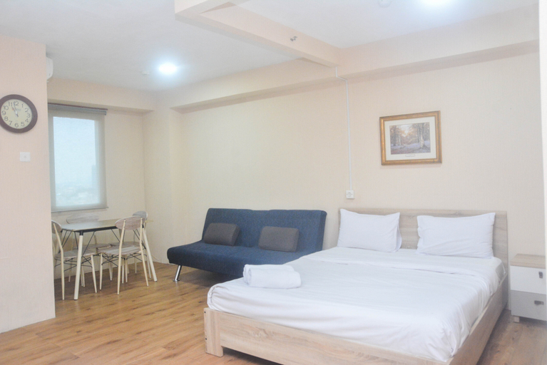Bedroom 2, Cozy Studio Apartment at Green Palace Kalibata By Travelio, Jakarta Selatan