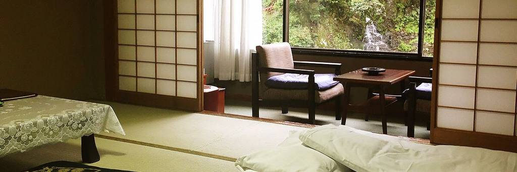 Bedroom 1, Hotel Kaiko, Tokushima