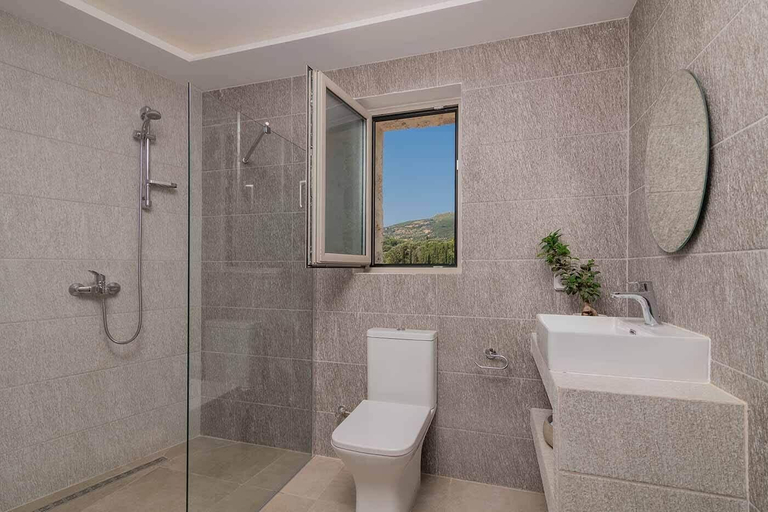 Bathroom, Spartia Villa, Ionian Islands