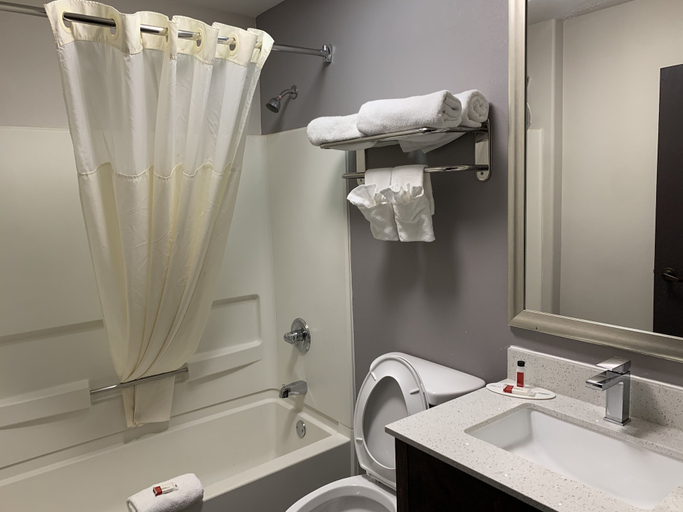 Bathroom 4, Microtel Inn & Suites by Wyndham Clarksville, Montgomery