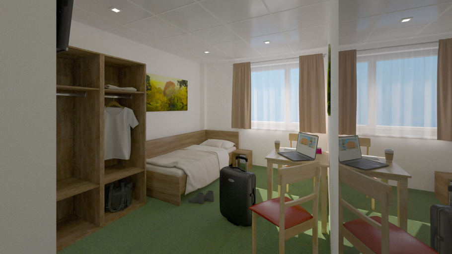 Bedroom 2, Win Budget B&B, Wiener Neustadt