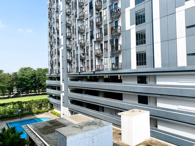 Exterior & Views, Best Choice Studio Room (No Kitchen) at Elvis Tower Apartment By Travelio, Cikarang