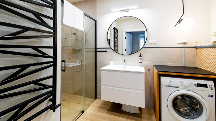 Bathroom, Apartamenty Sun & Snow Wczasowa 17, Lubań