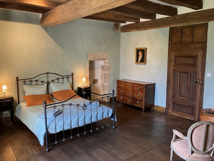 Bedroom 3, Château de Montautre, Haute-Vienne