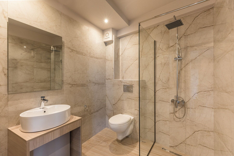 Bathroom, Makris Luxury Rooms, Central Macedonia