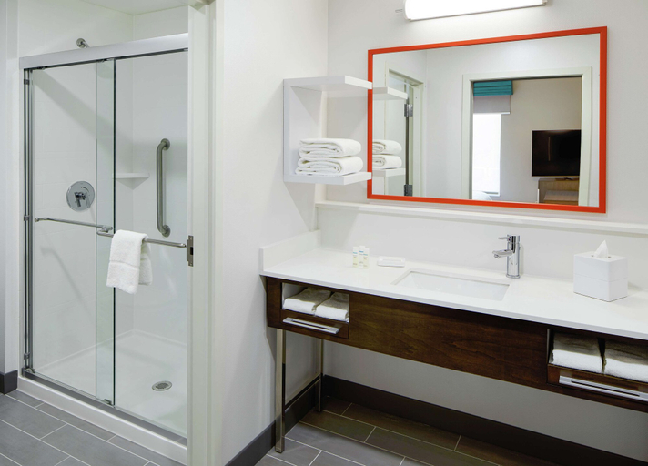 Bathroom 4, Hampton Inn & Suites Chicago Waukegan, Lake
