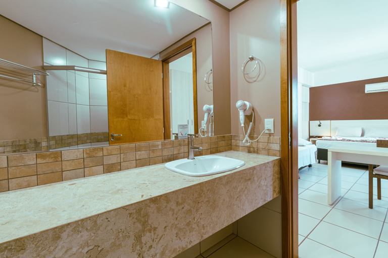 Bathroom 3, Apart Hotel Le Jardin Caldas Novas, Caldas Novas